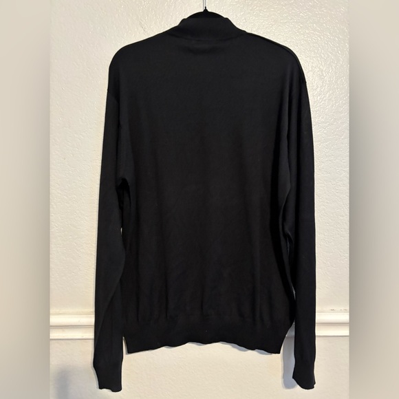 Anthology Men’s black mock turtleneck sweater size L - Picture 2 of 6